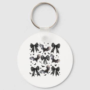 Halloween Bat Coquette Bow Halloween Bat Coquette Keychain