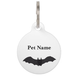 Halloween Bat Dog Tag