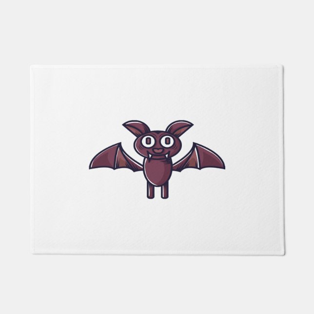 Halloween Bat             Doormat (Front)