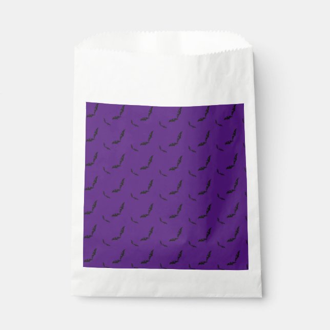 Halloween/bat  favour bag (Front)