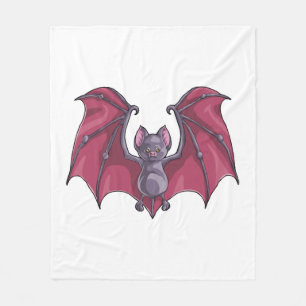 Halloween Bat Fleece Blanket
