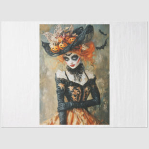 Halloween Bat Girl Tissue Paper