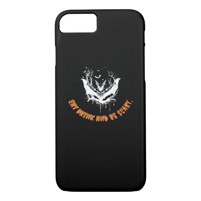 Halloween Bat Hanging For The Essential Case-Mate iPhone Case (Back)