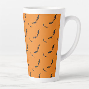 Halloween/bat latte mug