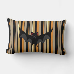 Halloween Bat Lumbar Pillow
