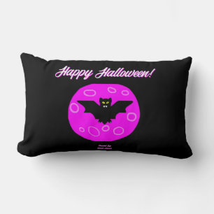 Halloween Bat Lumbar Pillow
