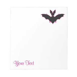 Halloween Bat Notepad