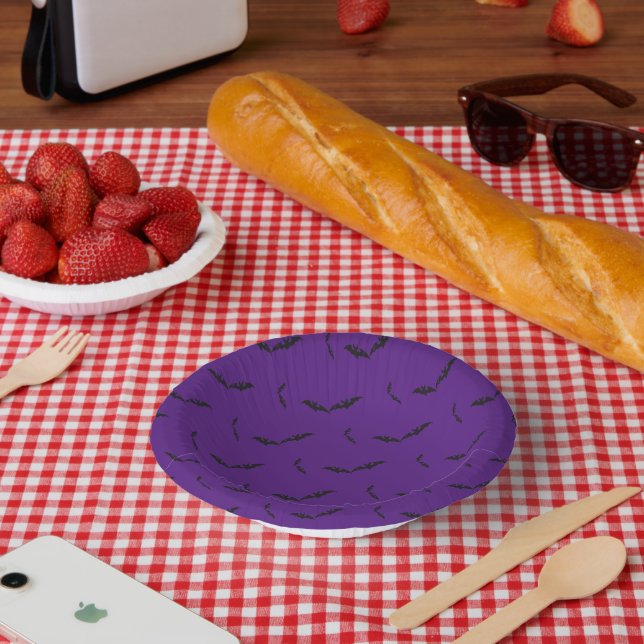 Halloween/Bat Paper Bowls Plate (Picnic)