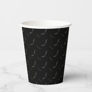 Halloween/bat paper cups