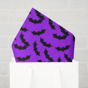 Halloween bat pattern tissue paper