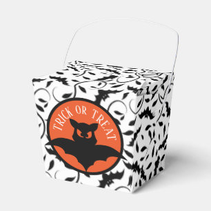 Halloween Bat Pattern /Trick or Treat Cute Bat Favor Box