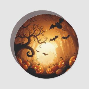 Halloween/Bat/Pumpkin/Fall  Car Magnet