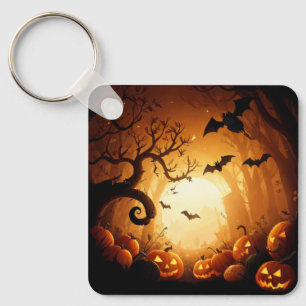 Halloween/Bat/Pumpkin/Fall Keychain