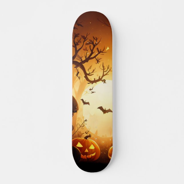 Halloween/Bat/Pumpkin/Fall  Skateboard (Front)