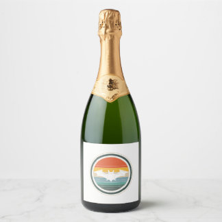 Halloween Bat Shirt, Halloween Lover Gift, Bat Sparkling Wine Label