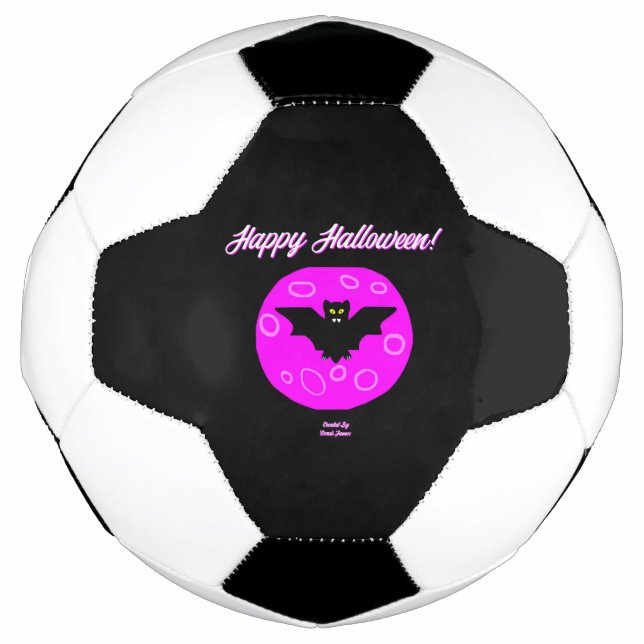 Halloween Bat Soccer Ball (Front)