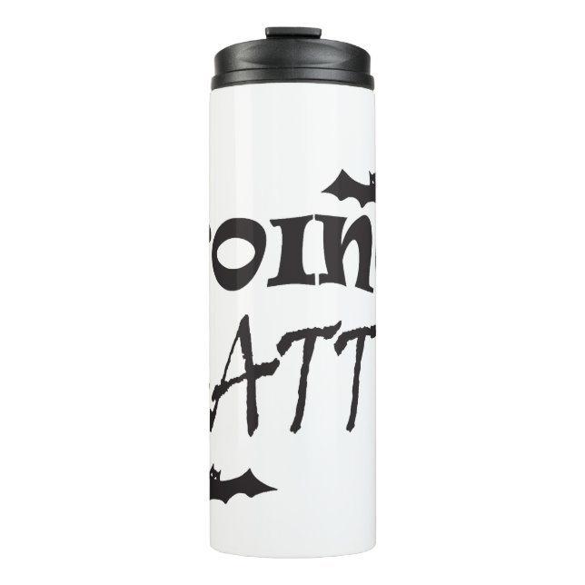Halloween Bat Thermal Tumbler (Front)