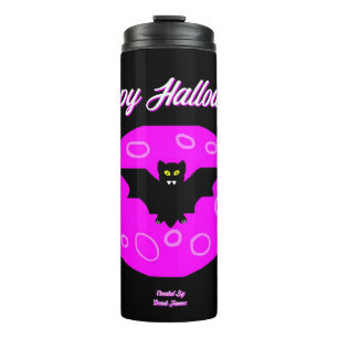 Halloween Bat Thermal Tumbler