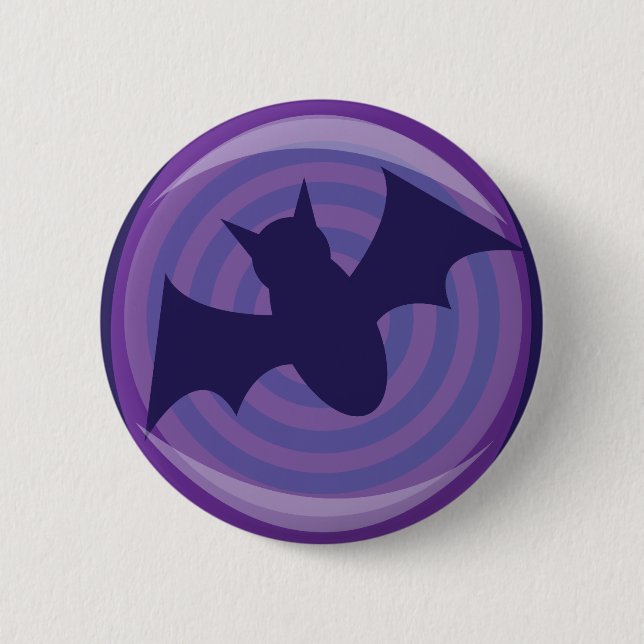 Halloween Bats 2 Inch Round Button (Front)