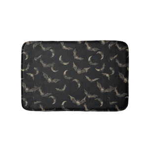 Halloween Bats Bath Mat