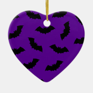 Halloween Bats Ceramic Ornament