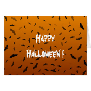 Halloween Bats Greeting Card
