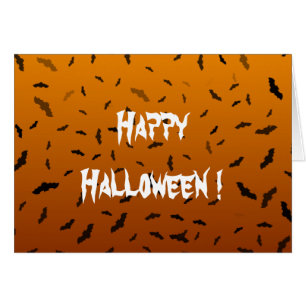 Halloween - Bats Greeting Card