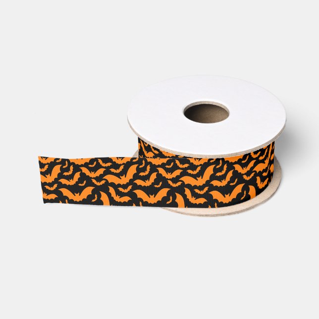 Halloween Bats Grosgrain Ribbon (Spool)