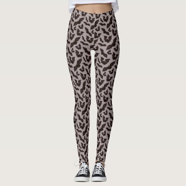 Halloween Bats Leggings (Front)