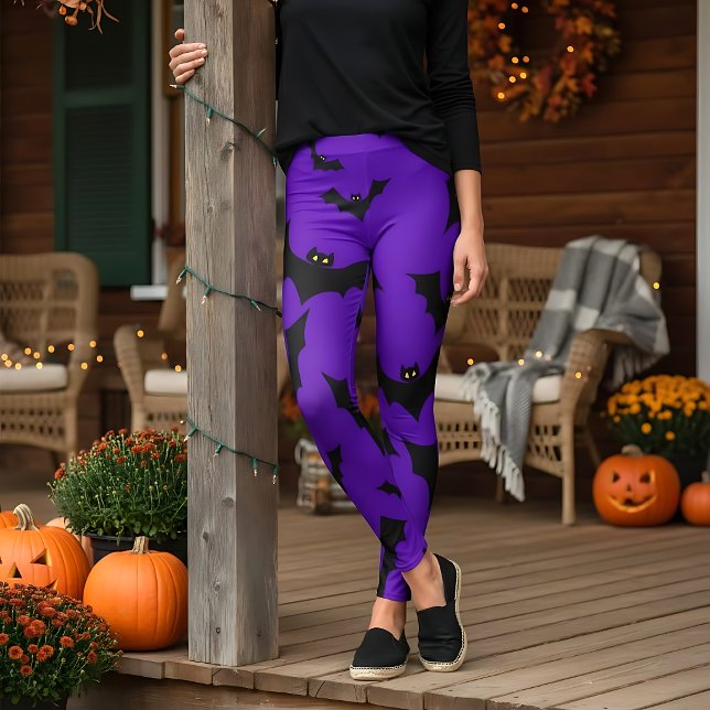 Halloween Bats Leggings (Creator Uploaded)
