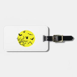 Halloween bats  luggage tag