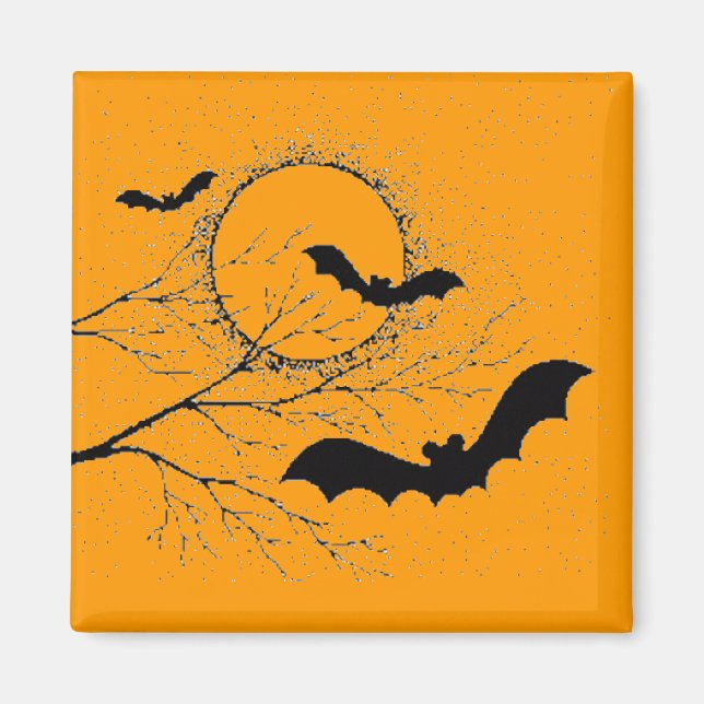Halloween bats - magnet (Front)