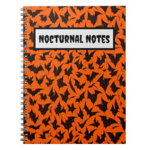 Halloween Bats Notebook
