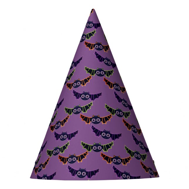 Halloween Bats Party Hat (Front)