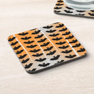 Halloween Bats Pattern Coaster