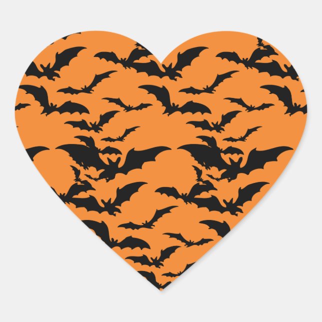 Halloween Bats Sticker (Front)