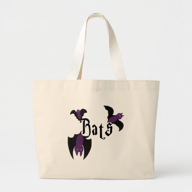 Halloween Bats Tote Bag (Front)