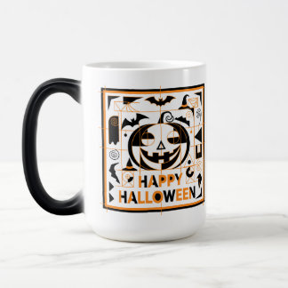 Halloween Bauhaus Pumpkin Magic Mug