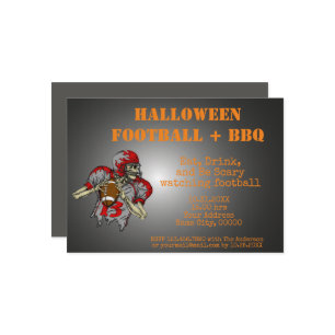 Halloween BBQ Invitation