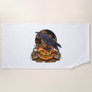 halloween                                       beach towel