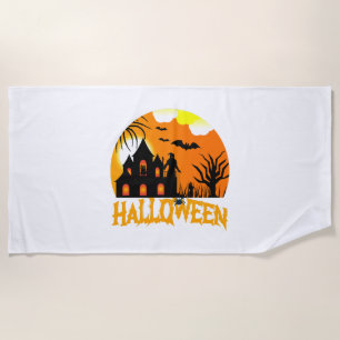 Halloween                                          beach towel