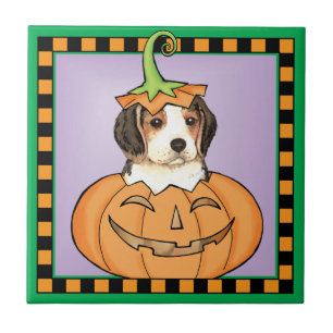 Halloween Beagle Tile