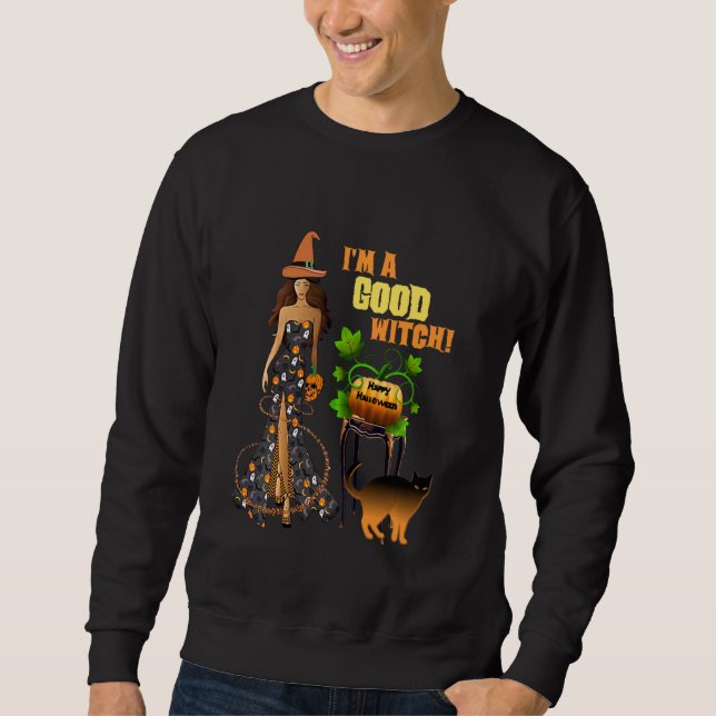 Halloween Beautiful Good Witch Sweatshirt (Front)