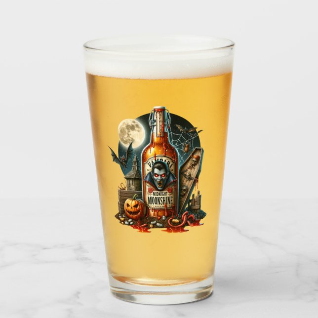 Halloween Beer Glass (Front Filled)