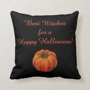 Halloween Best Witches Throw Pillow