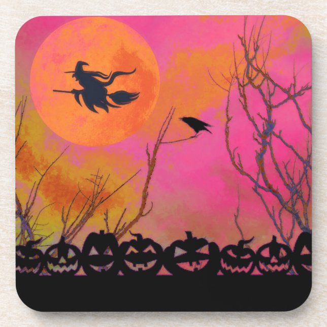 Halloween Beverage Coaster (Front)