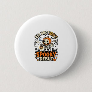 Halloween Big Brother Spooky Debut 2 Inch Round Button