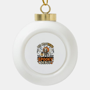 Halloween Big Brother Spooky Debut Ceramic Ball Christmas Ornament