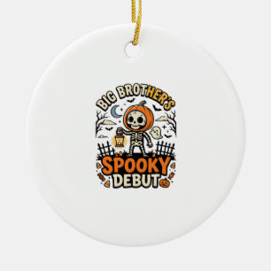 Halloween Big Brother Spooky Debut Ceramic Ornament