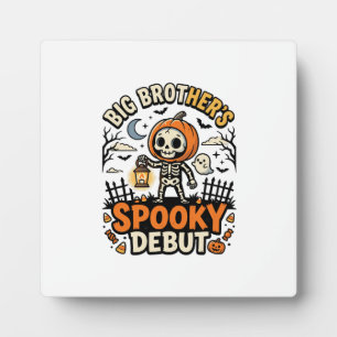 Halloween Big Brother Spooky Debut Plaque